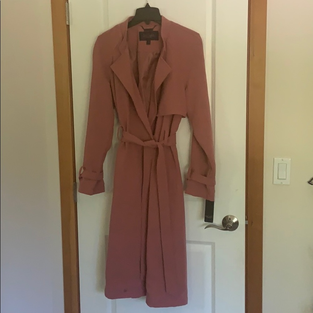 Rachel Roy rose trench coat